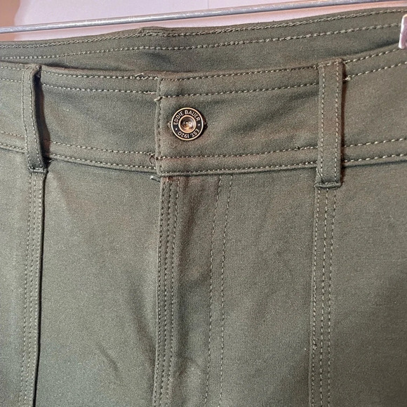 Eddie Bauer Pants Women Size Medium Skinny Stretch Army Green - Picture 5 of 9